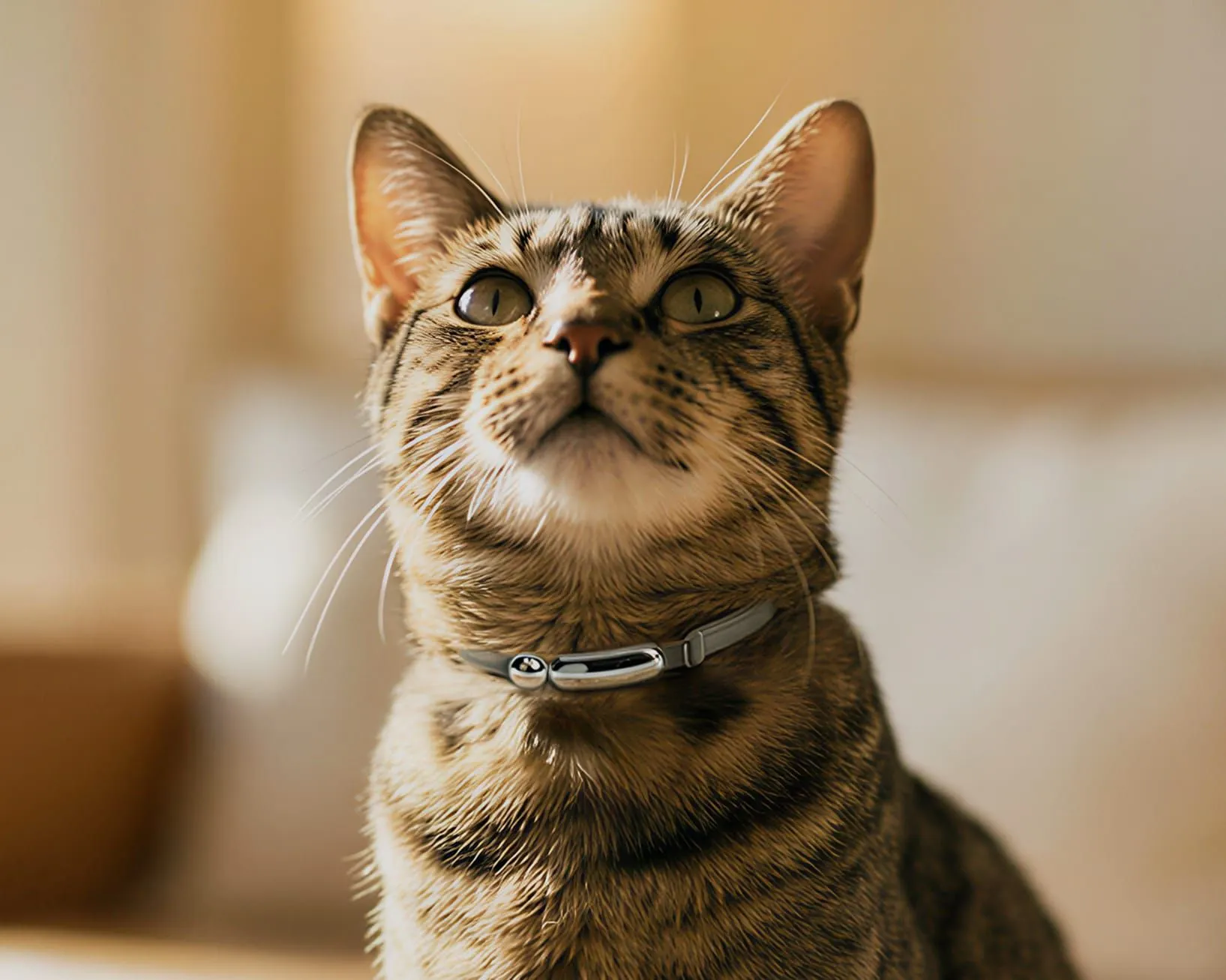 Catellect lightweight cat wearable device for activity and biometric sensing