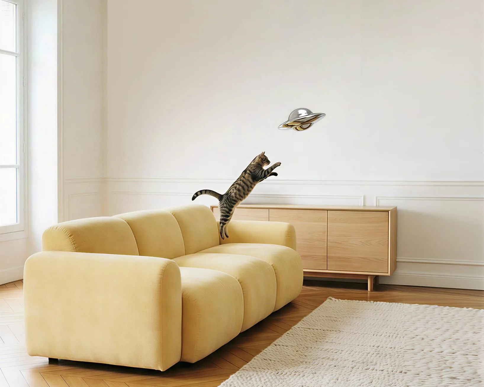 Catellect home environment sensor node for territory mapping