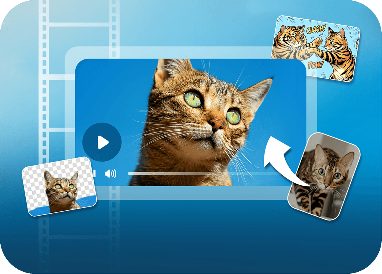 Auto content capture of cat moments