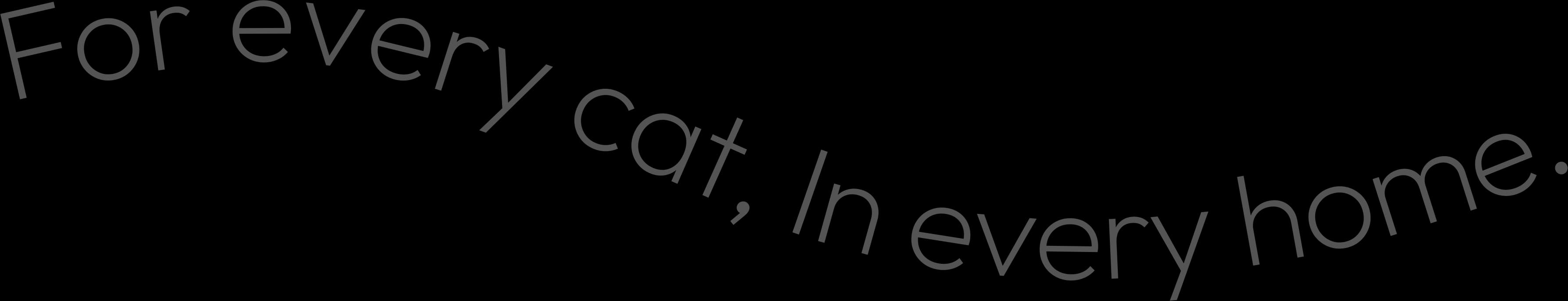 For every cat, in every home.